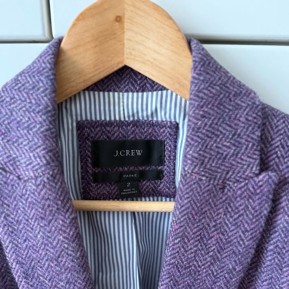 J.Crew Parke Blazer – Purple | Size 2 - photo 4
