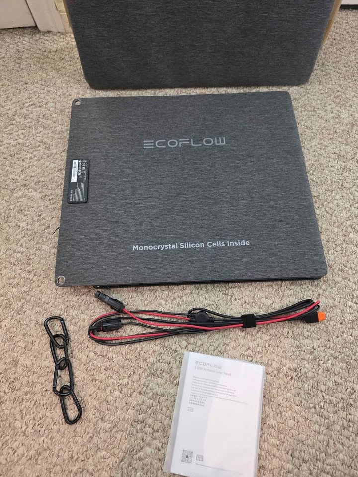 New EcoFlow 110W Portable Solar Panel (Foldable) + Carry Bag - photo 4