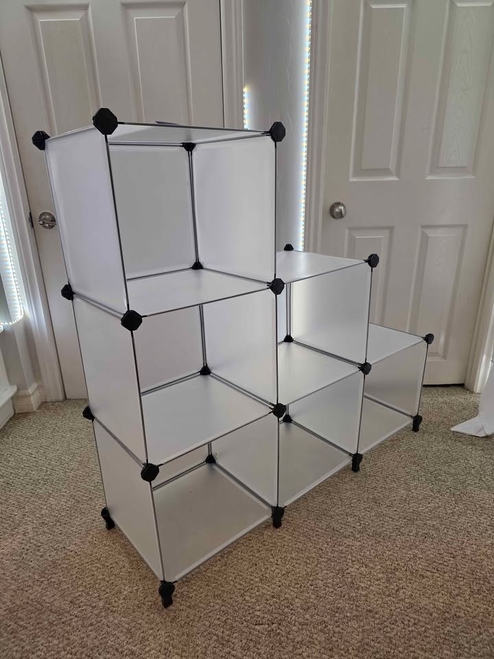 SONGMICS 6-Cube Storage Organizer (Black/White) - photo 2