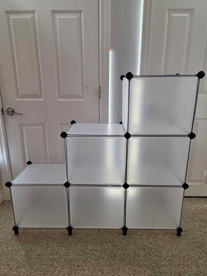 SONGMICS 6-Cube Storage Organizer (Black/White) - photo 3