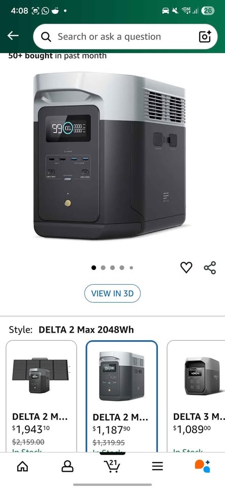 EcoFlow DELTA 2 Max – Open Box (Never Used) - photo 4