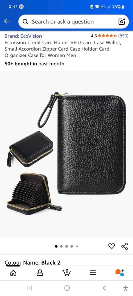 EcoVision Credit Card Holder RFID Card Case - photo 5