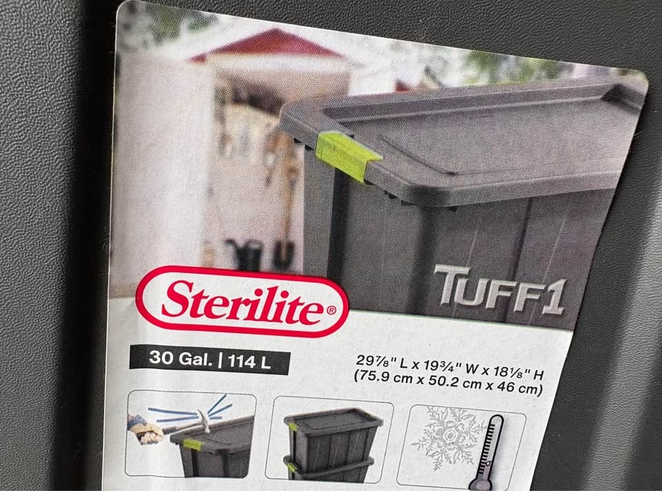 30Gal (114L) Tuff1 Tote no lid - photo 2