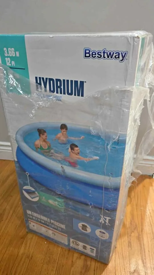 BNIB Hydrium fill and rise pool 12 ft thumbnail