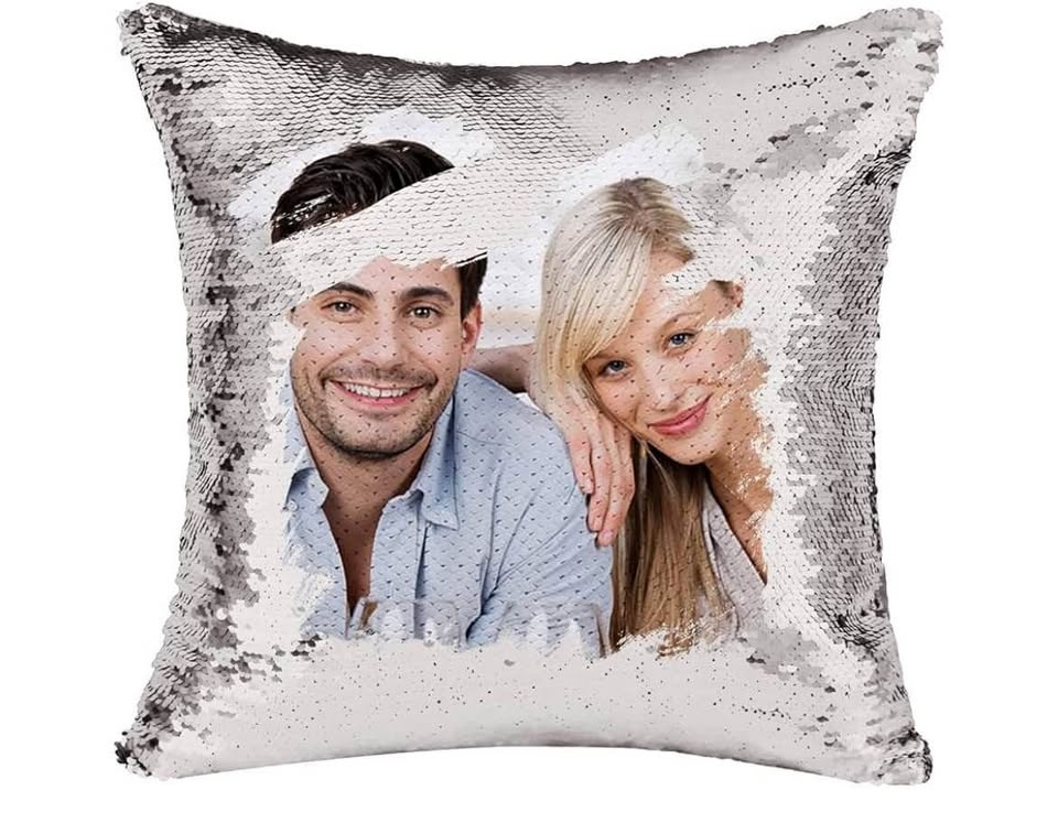 Valentine's Day Custom Magic Sequin Pillow Cover