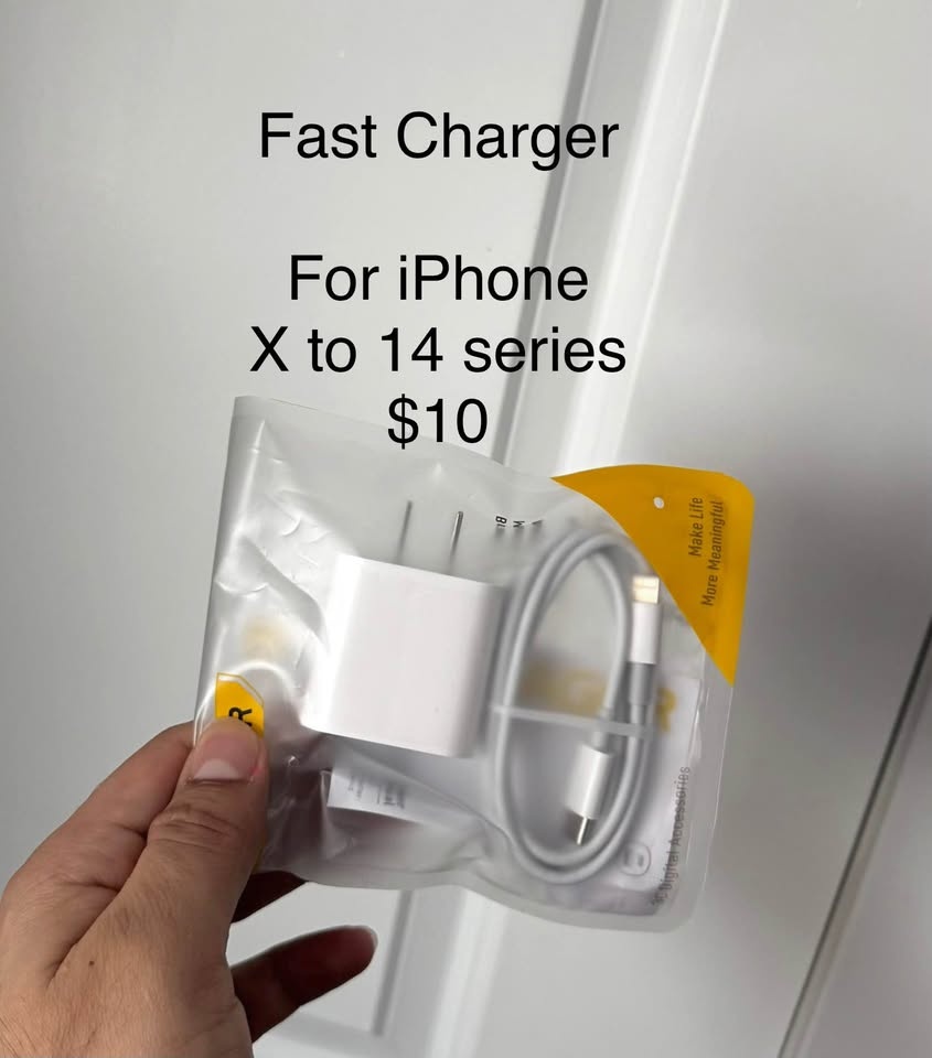 Fast USB C Charger for iPhone X-14 Series - NEW