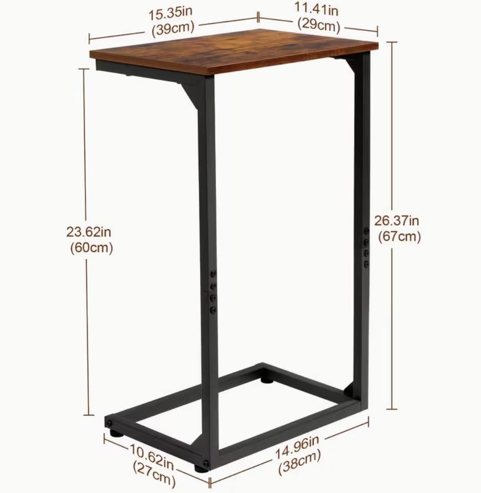 2 pcs Side Table *NEW* End Table Bedside - photo 2