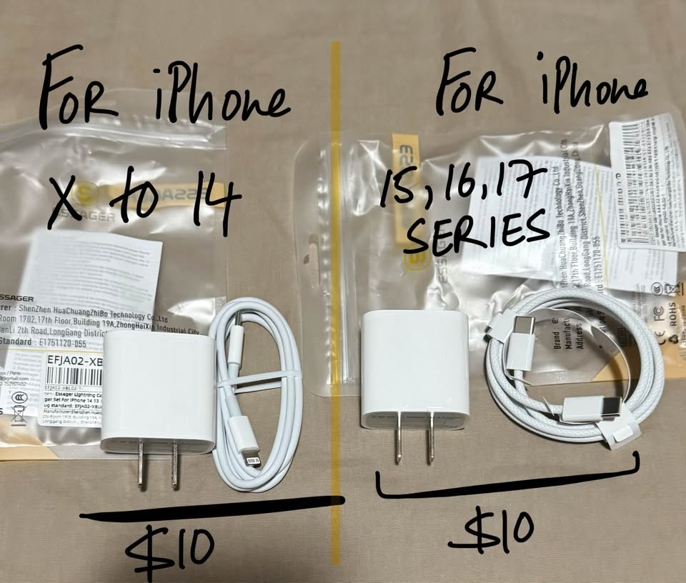 20W Fast Charger with Cable for iPhone *NEW*