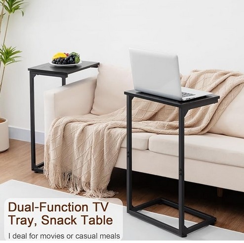 2 pcs NEW Slide-Under Side Tables / TV Trays - photo 3