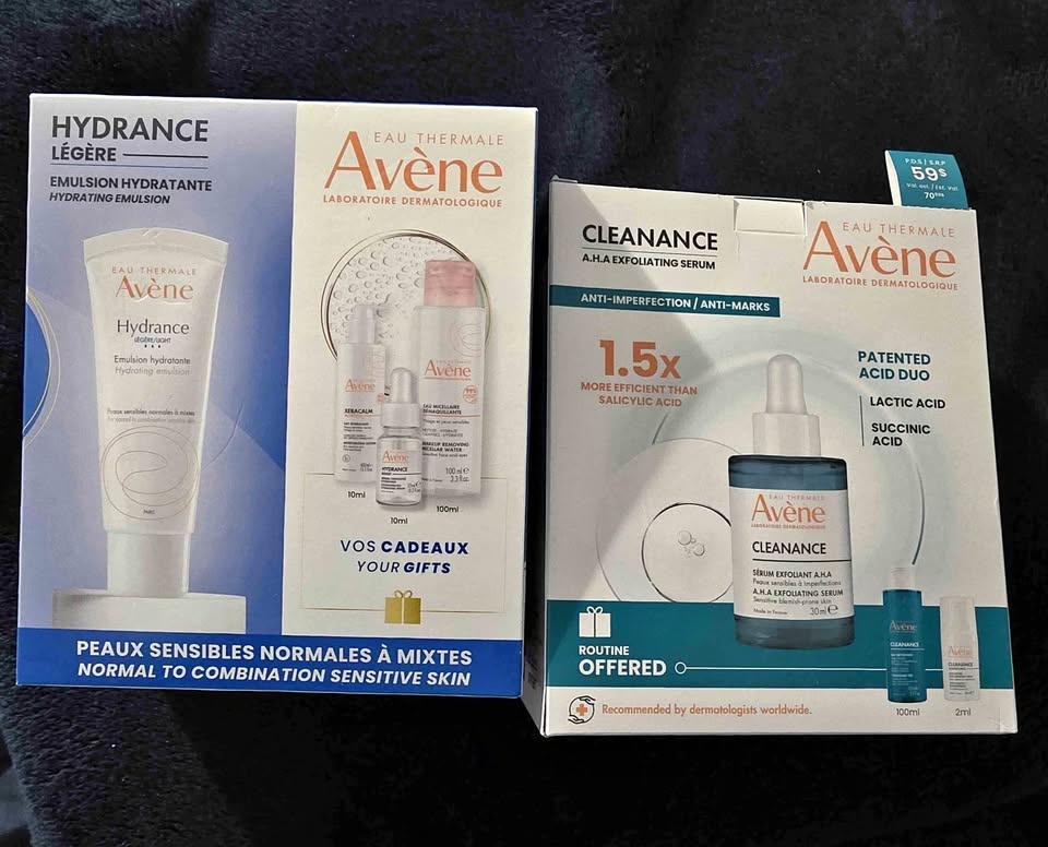 Avene Gift Sets, both 65$