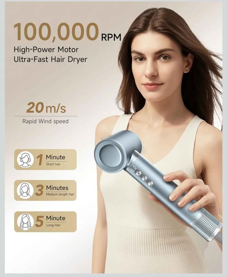 All-in-1 Hair Styling Tool - Blow Dryer, Curler, Brush - photo 3