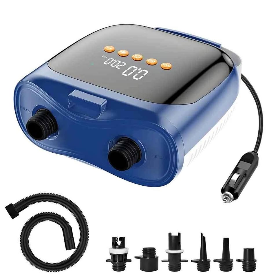 Fbsport Air Pump for Paddle Boards, Kayak, Tent, Blue