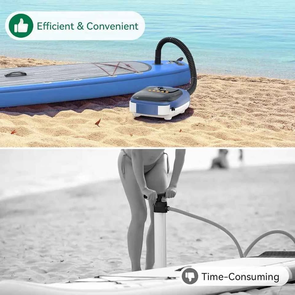 Fbsport Air Pump for Paddle Boards, Kayak, Tent, Blue - photo 4