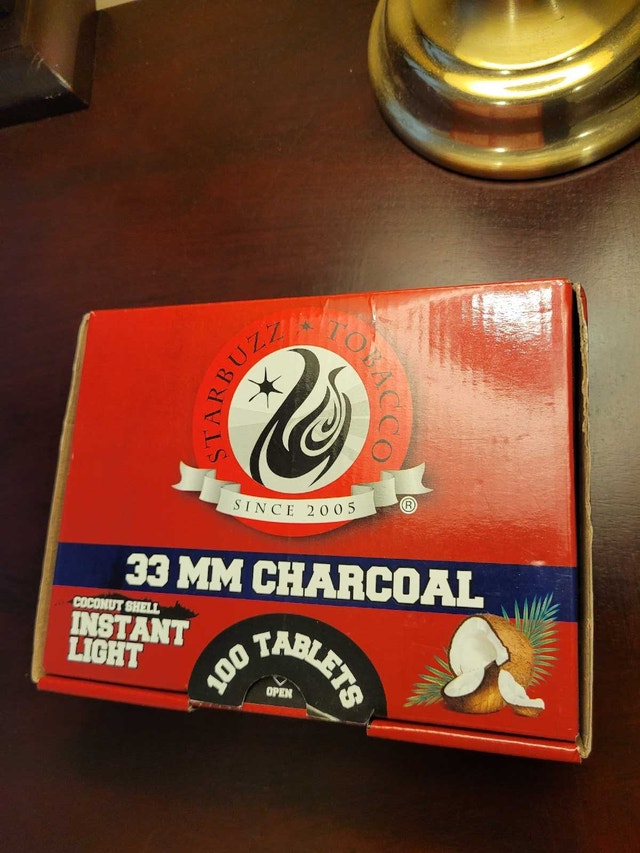Starbuzz 33mm Coconut Shell Instant Light Charcoals