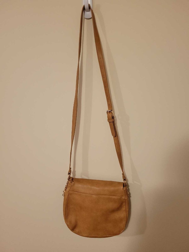 New Women's Antik Kraft brown vegan leather crossbody bag - photo 2