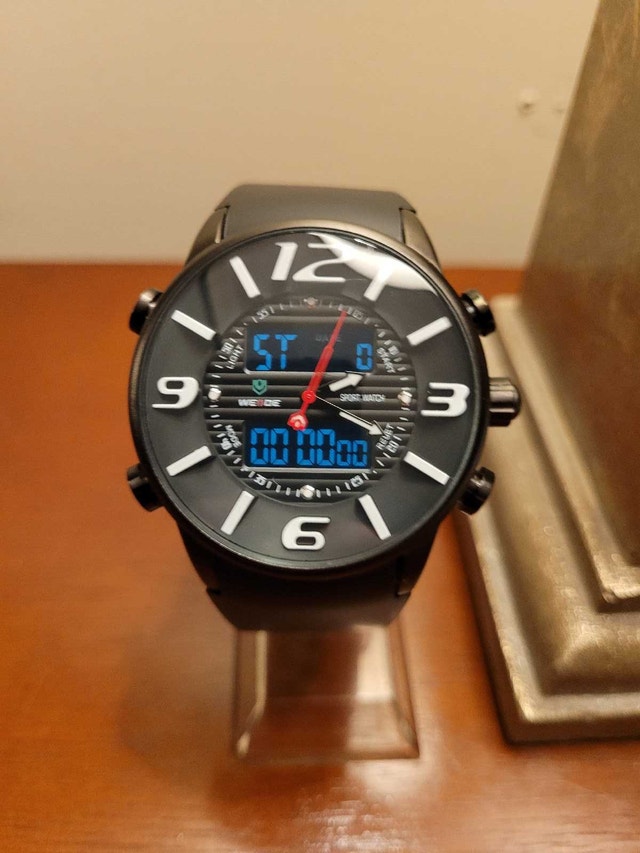 Brand New White Weide Sport Digital Dual Time Men's Watch - photo 3