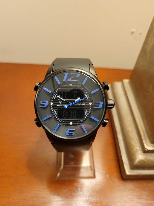 Brand New Blue Weide Sport Digital Dual Time Men's Watch - photo 2