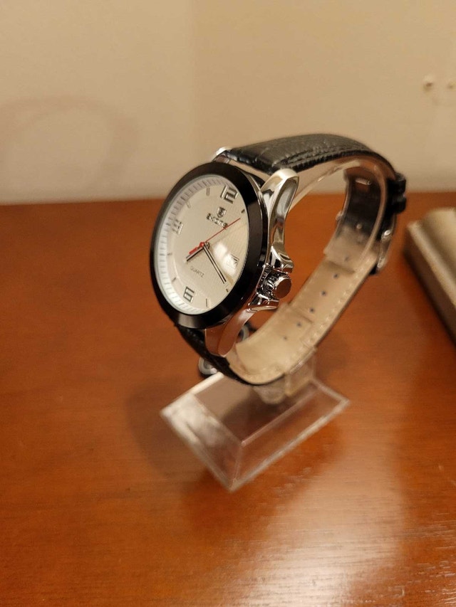 Brand New Skone Black and Silver Quartz Men's Watch - photo 2