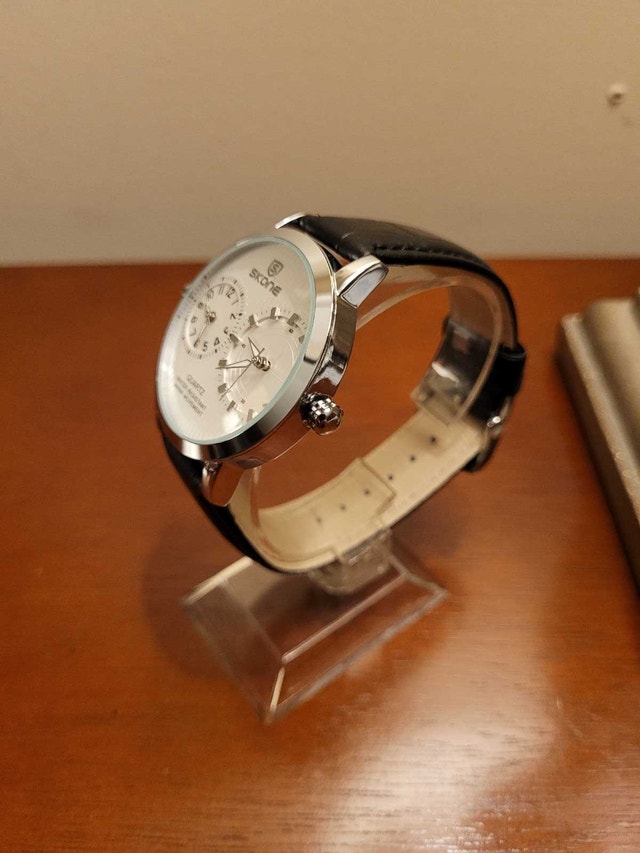 Brand New Skone Silver & White Dual Dial Men's Watch - photo 2