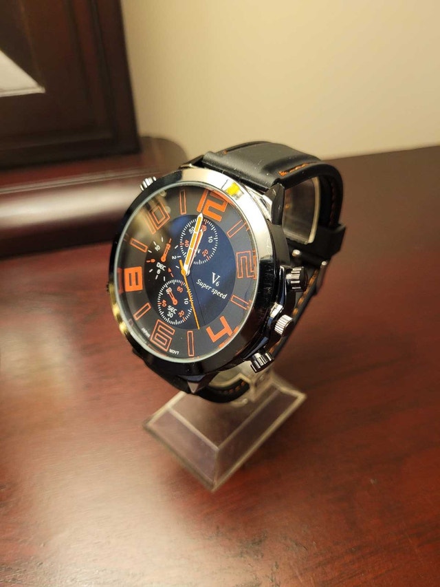 Brand New Red V6 Super Speed Men's Fashion Watch - photo 2