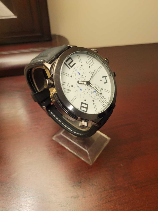 Brand New White V6 Super Speed Men's Fashion Watch - photo 3