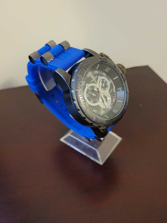 New Men's Blue V6 Super speed Watch - photo 3