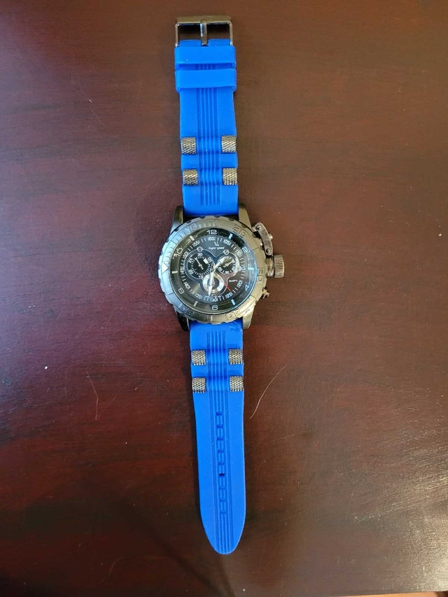 New Men's Blue V6 Super speed Watch - photo 4