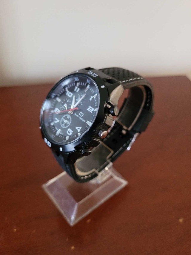 Brand New Black & White GT Grand Touring Men's Watch - photo 2