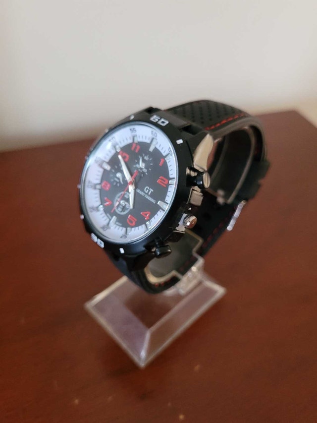 Brand New Black and Red GT Grand Touring Men's Watch - photo 2