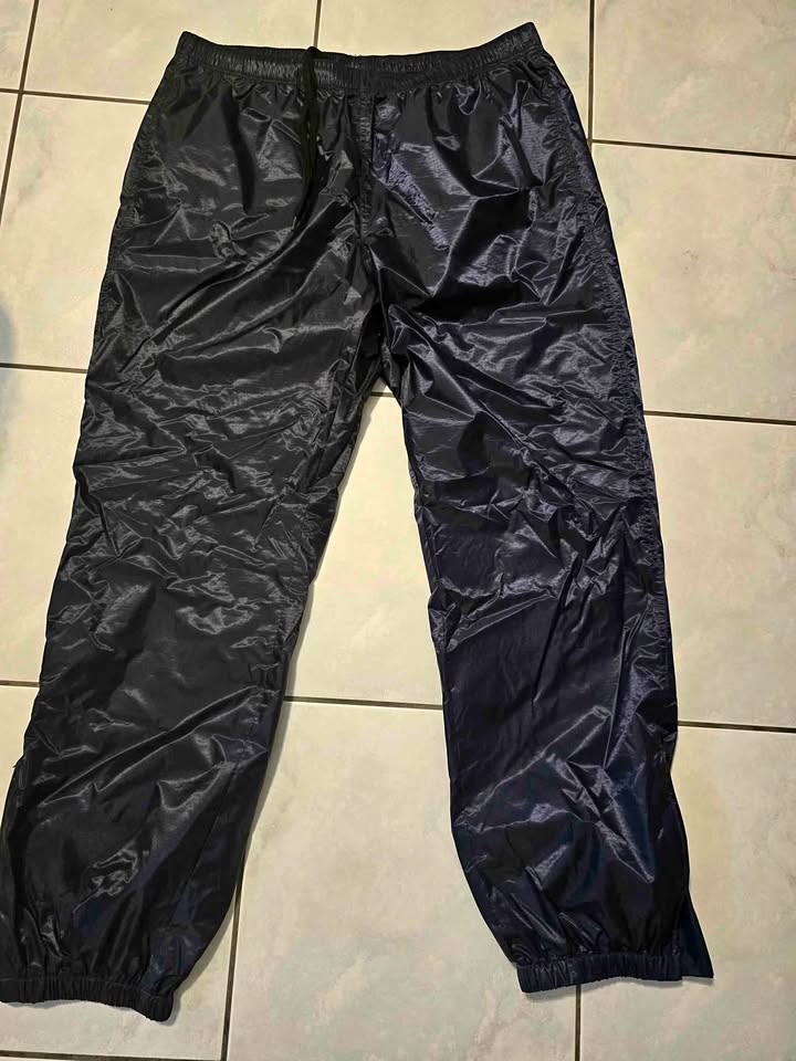 Reflective supreme baggy nylon pants