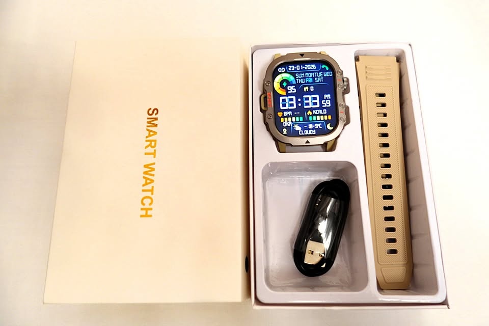 New Z78 Apple Watch Ultra Inspired Smartwatch - BP, SpO2, HR