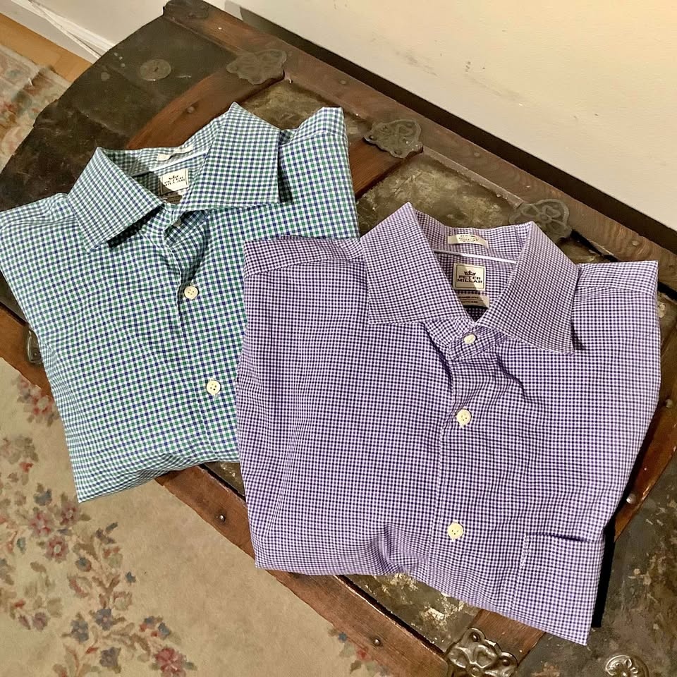 Peter Millar Dress Shirts Sz 17 Long - $45