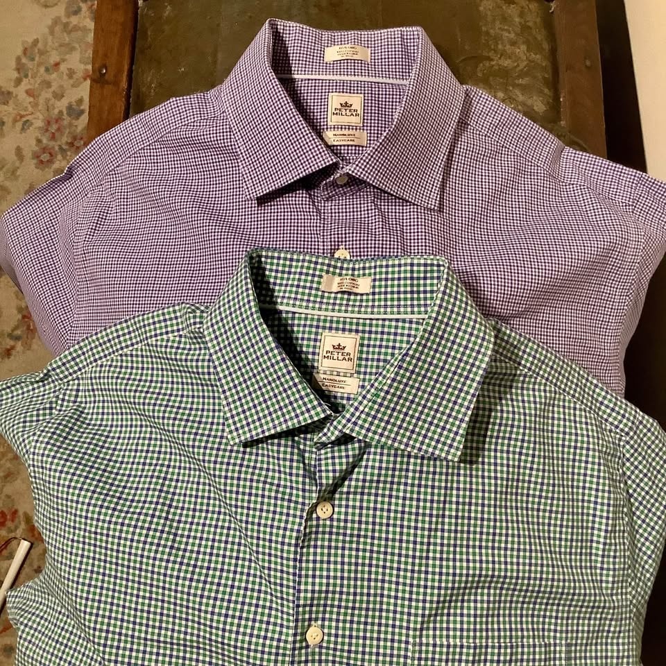 Peter Millar Dress Shirts Sz 17 Long - $45 - photo 2