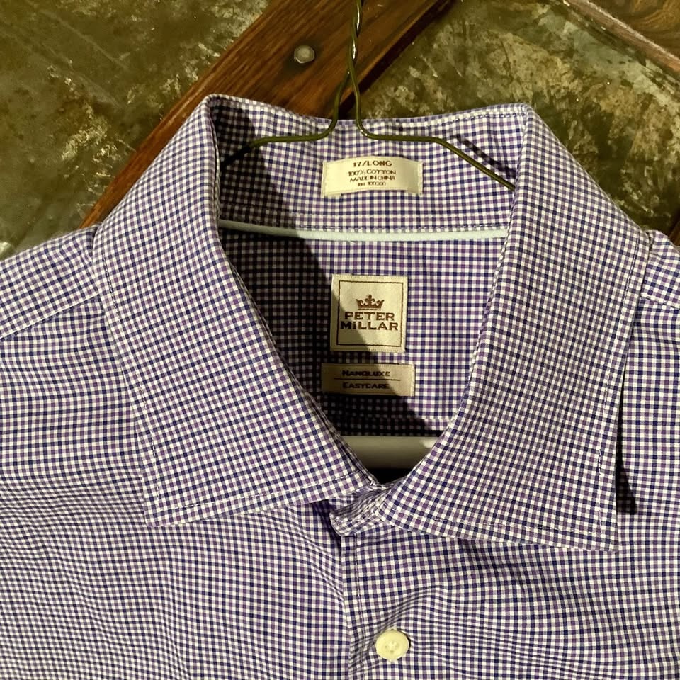Peter Millar Dress Shirts Sz 17 Long - $45 - photo 3