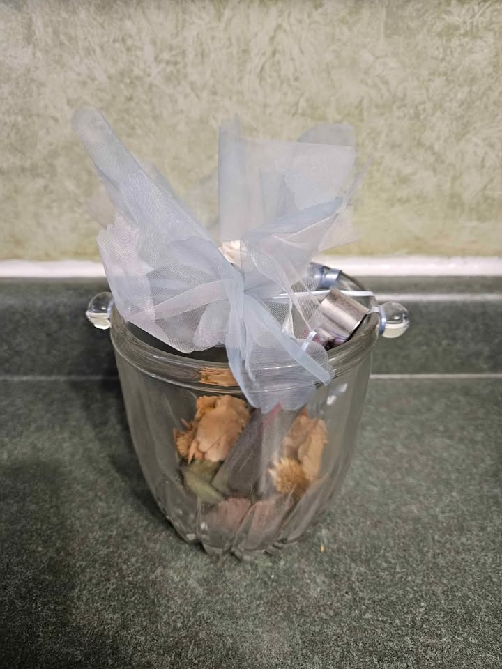 5" Glass Ice Bucket with Handles and Tongs - photo 2