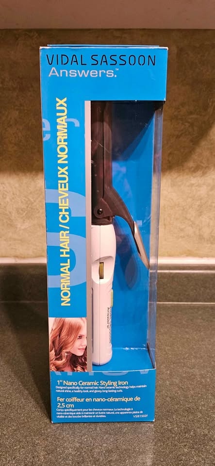 1" Ceramic Styling Iron. BNIB Vidal Sassoon curling iron. - photo 2