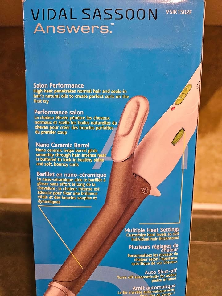 1" Ceramic Styling Iron. BNIB Vidal Sassoon curling iron. - photo 3