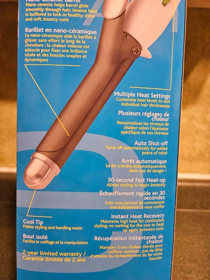 1" Ceramic Styling Iron. BNIB Vidal Sassoon curling iron. - photo 5