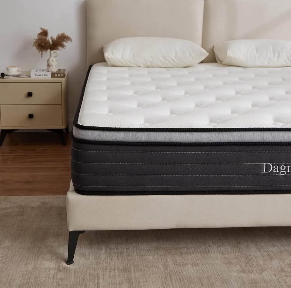 Full 12" mattress includes box spring - photo 2