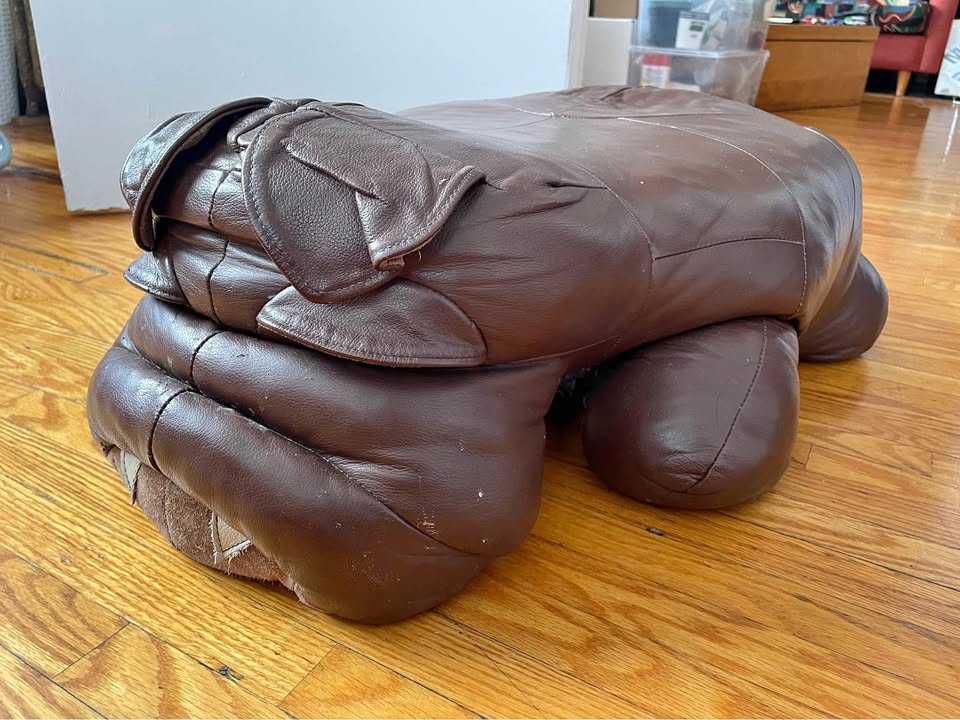 Bulldog Ottoman/Floor Cushion