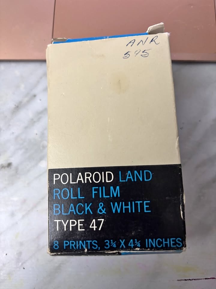Vintage Polaroid Land Film Type 47 (Expired 1977) - Collectible