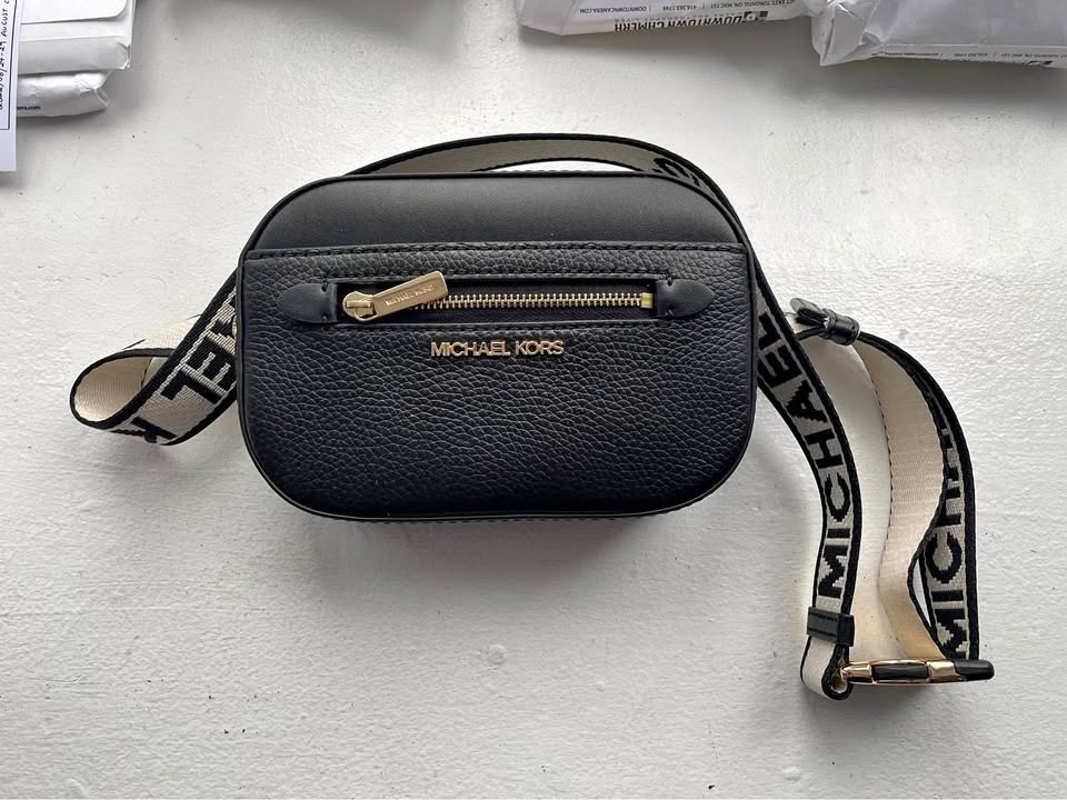 Black Michael Kors Belt Bag