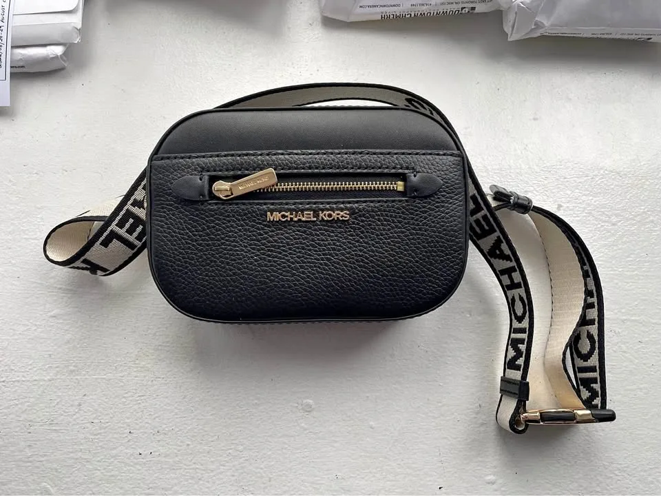 Black Michael Kors Belt Bag thumbnail