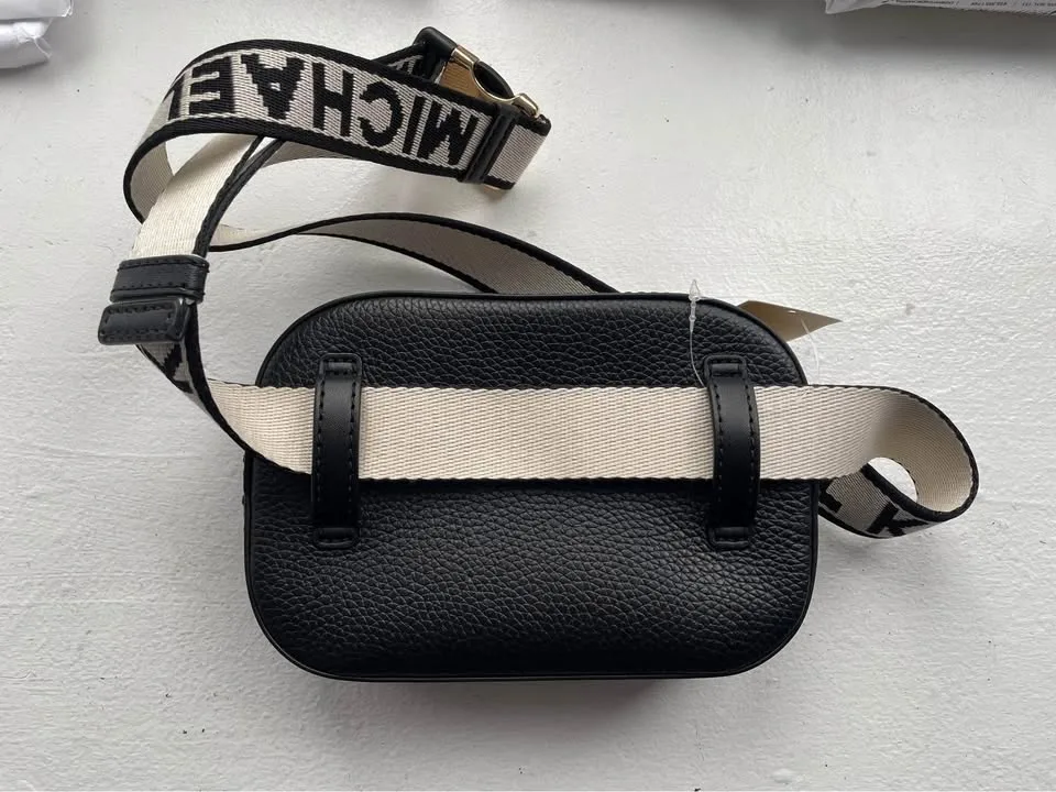 Black Michael Kors Belt Bag image indicator(2)