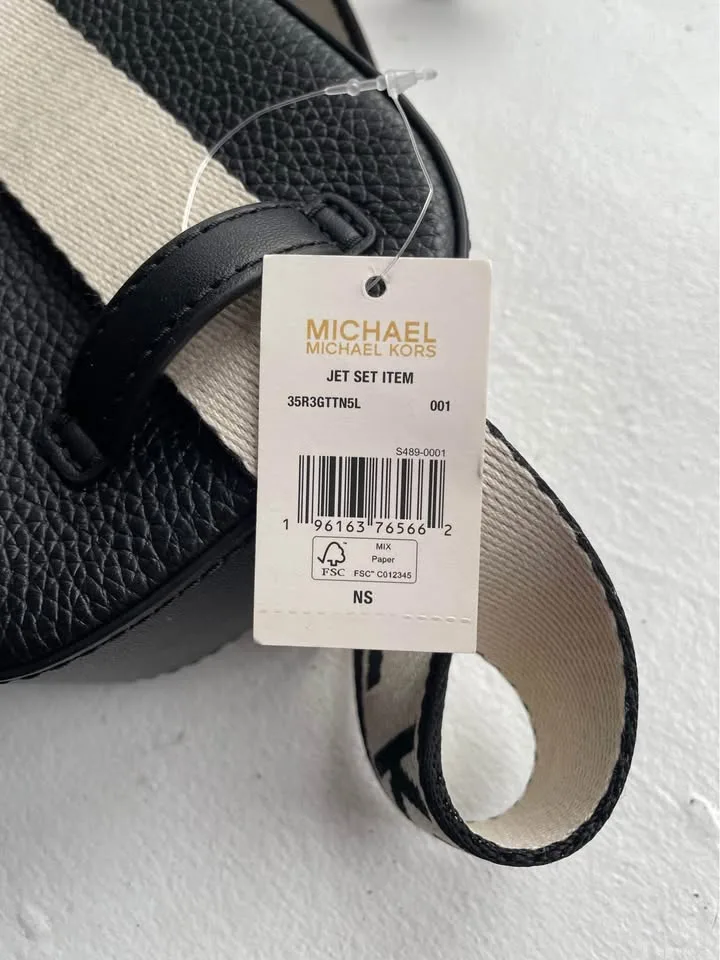 Black Michael Kors Belt Bag image indicator(3)