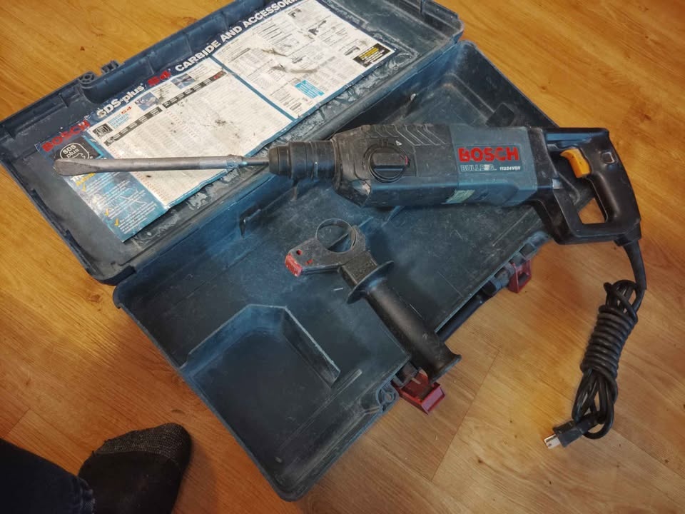 Bosch SDS Plus S4 Drill and Chisel Set