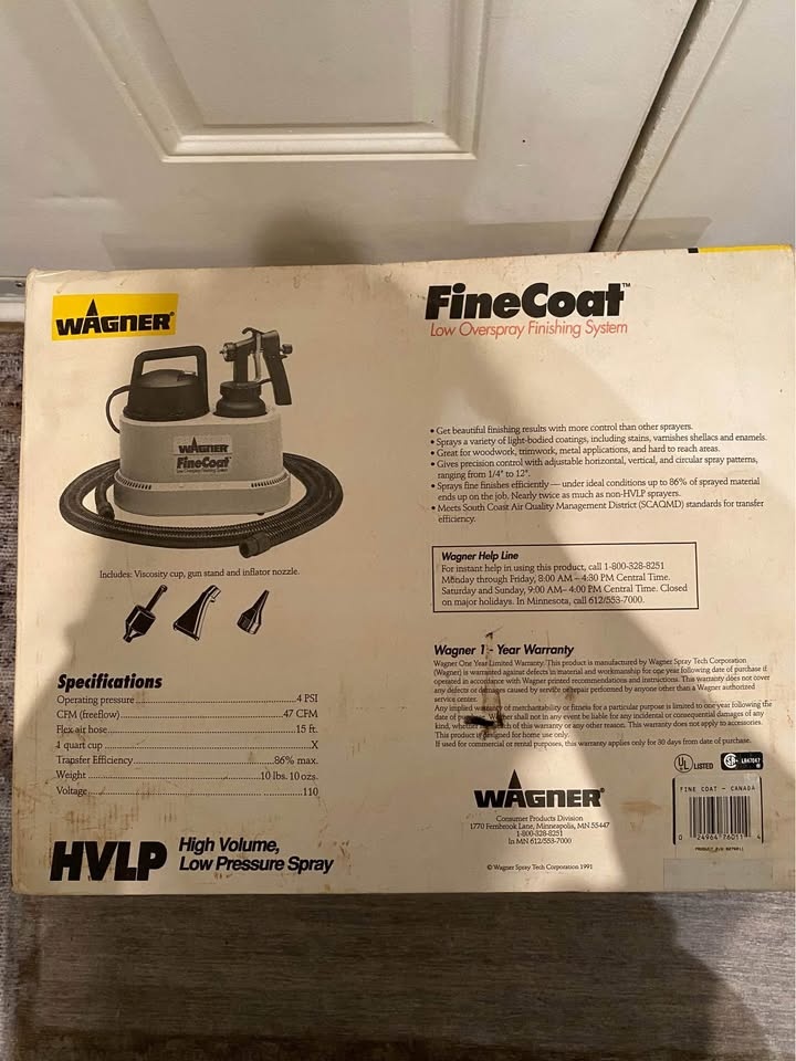 Wagner FineCoat Low Overspray Finishing System - photo 2
