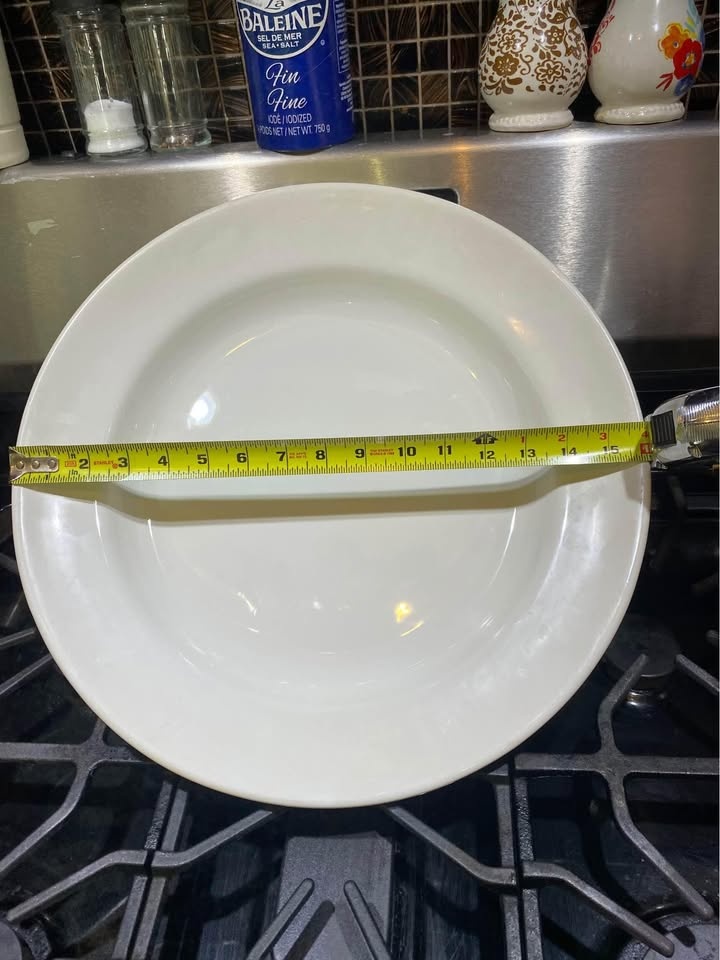 Tabletops Gallery Blanc De Blanc 16” Serving Dish - photo 3