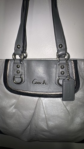 Coach Y2K Ashely Spectator Convertible Grey Leather Satchel Bag - photo 3