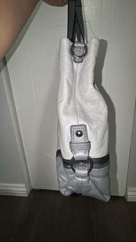Coach Y2K Ashely Spectator Convertible Grey Leather Satchel Bag - photo 4